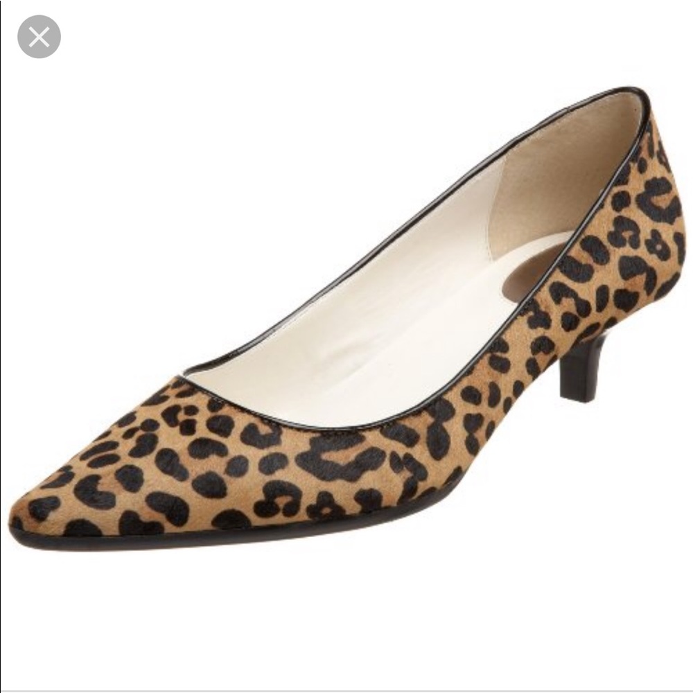 Calvin Klein Leopard Kitten Heel 8.5